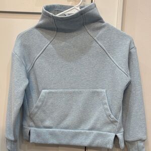 Athleta Girl fleeced lined high neck sweatshirt